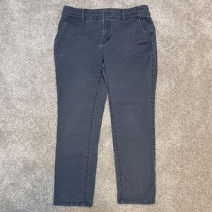 LOFT Women's Charcoal Straight Leg Pants